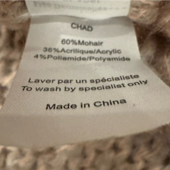 Mes Demoiselles Cream V-Neck Sweater - Picture 10 of 12